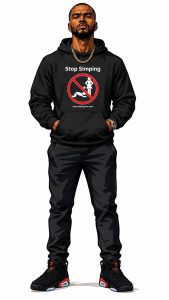 Stop Simping Bold Statement Hoodie