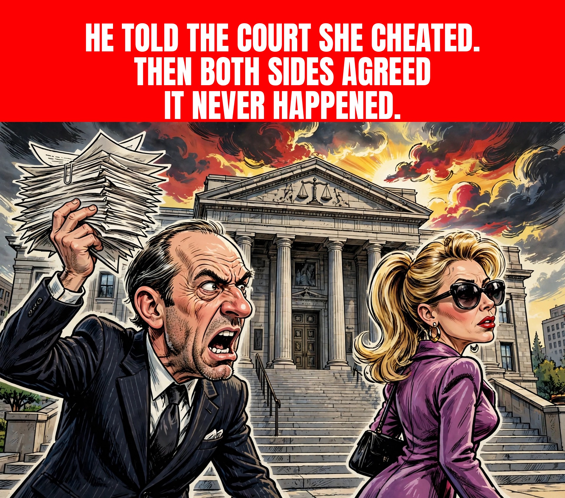 He Told the Court She Cheated. Then Both Sides Agreed It Never Happened.