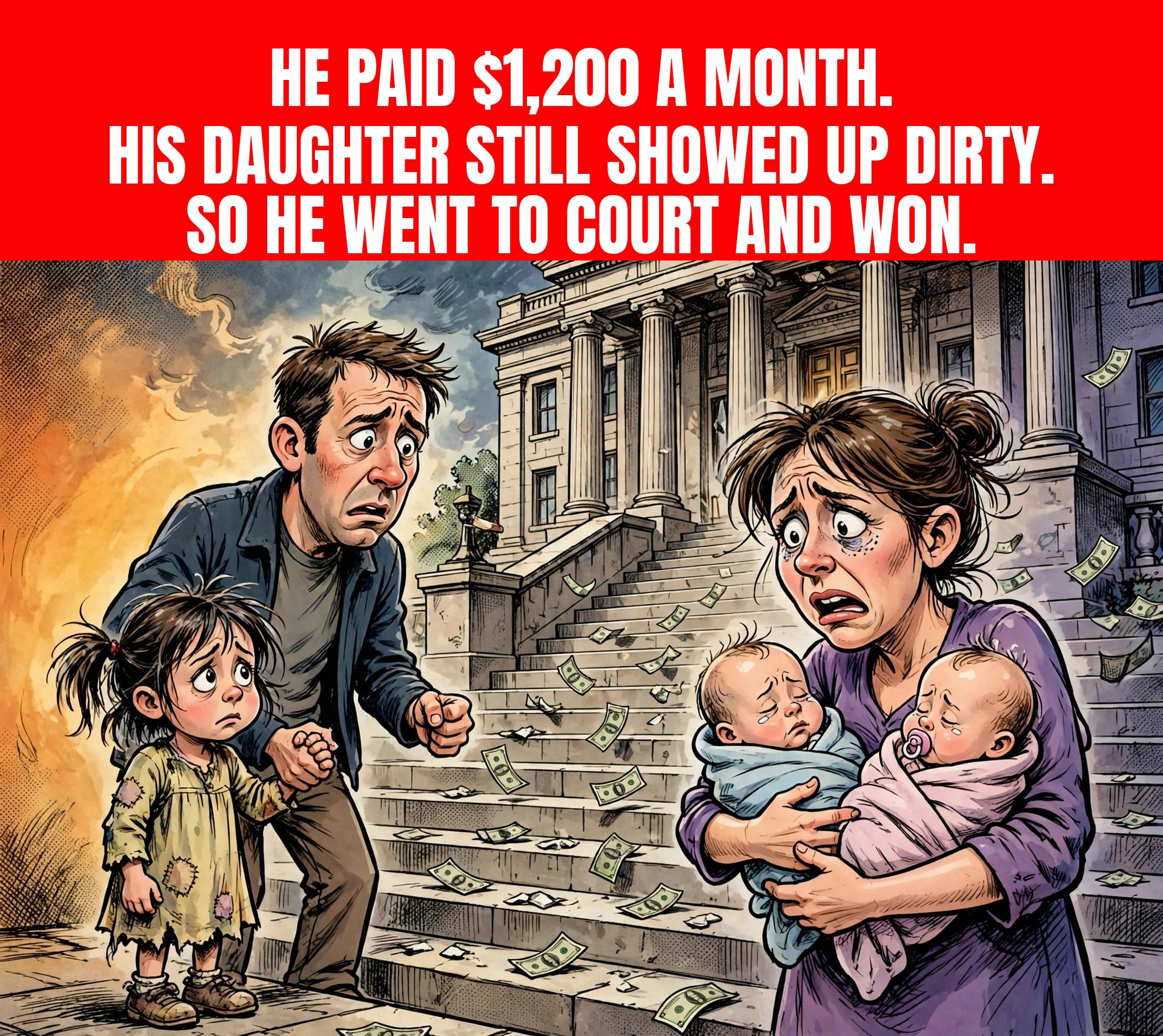 He Paid $1,200 a Month. His Daughter Still Showed Up Dirty. So He Went to Court and Won.