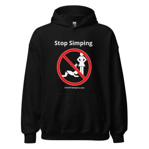 Stop Simping Now: 'Stop Simping' Bold Statement Hoodie