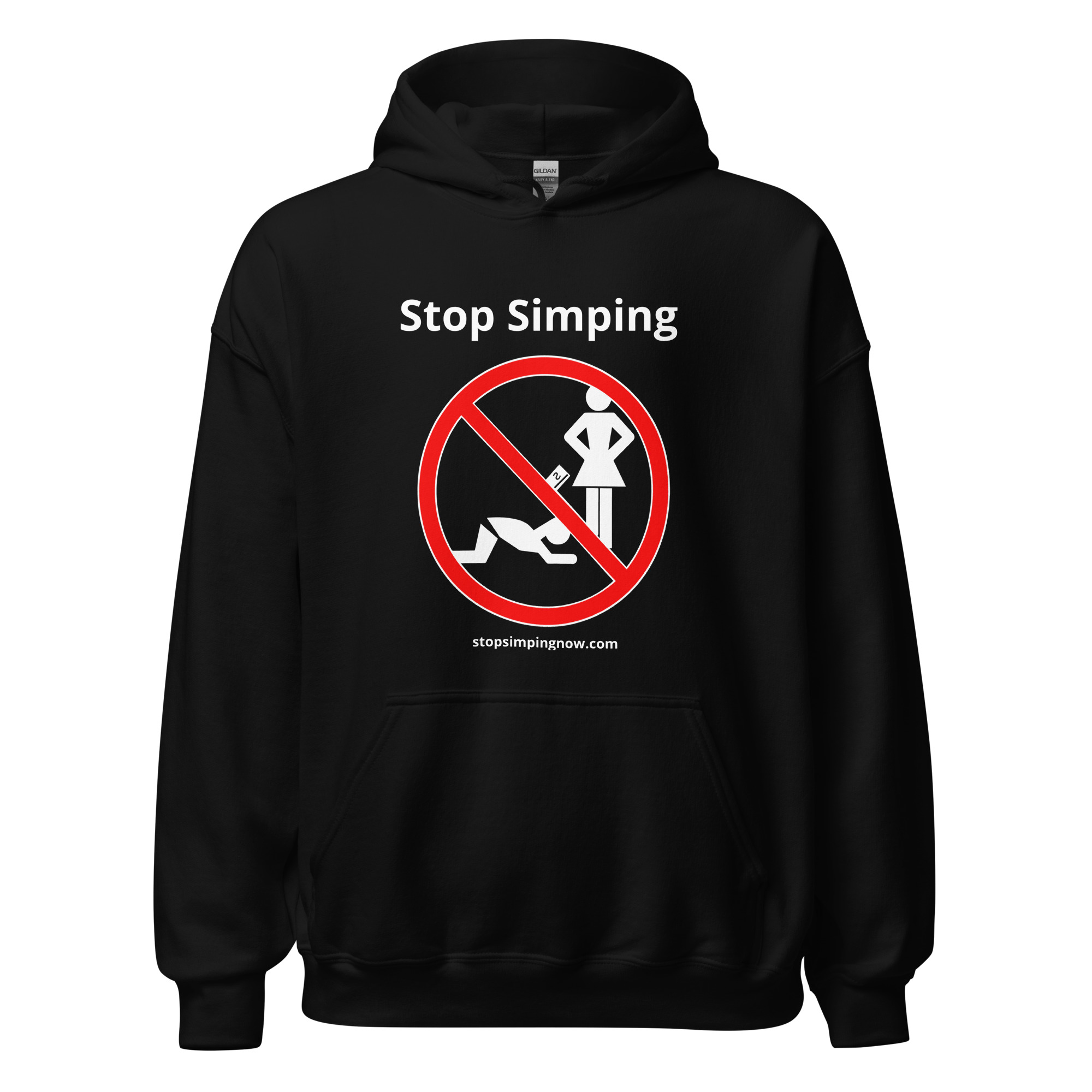 Stop Simping Now: 'Stop Simping' Bold Statement Hoodie