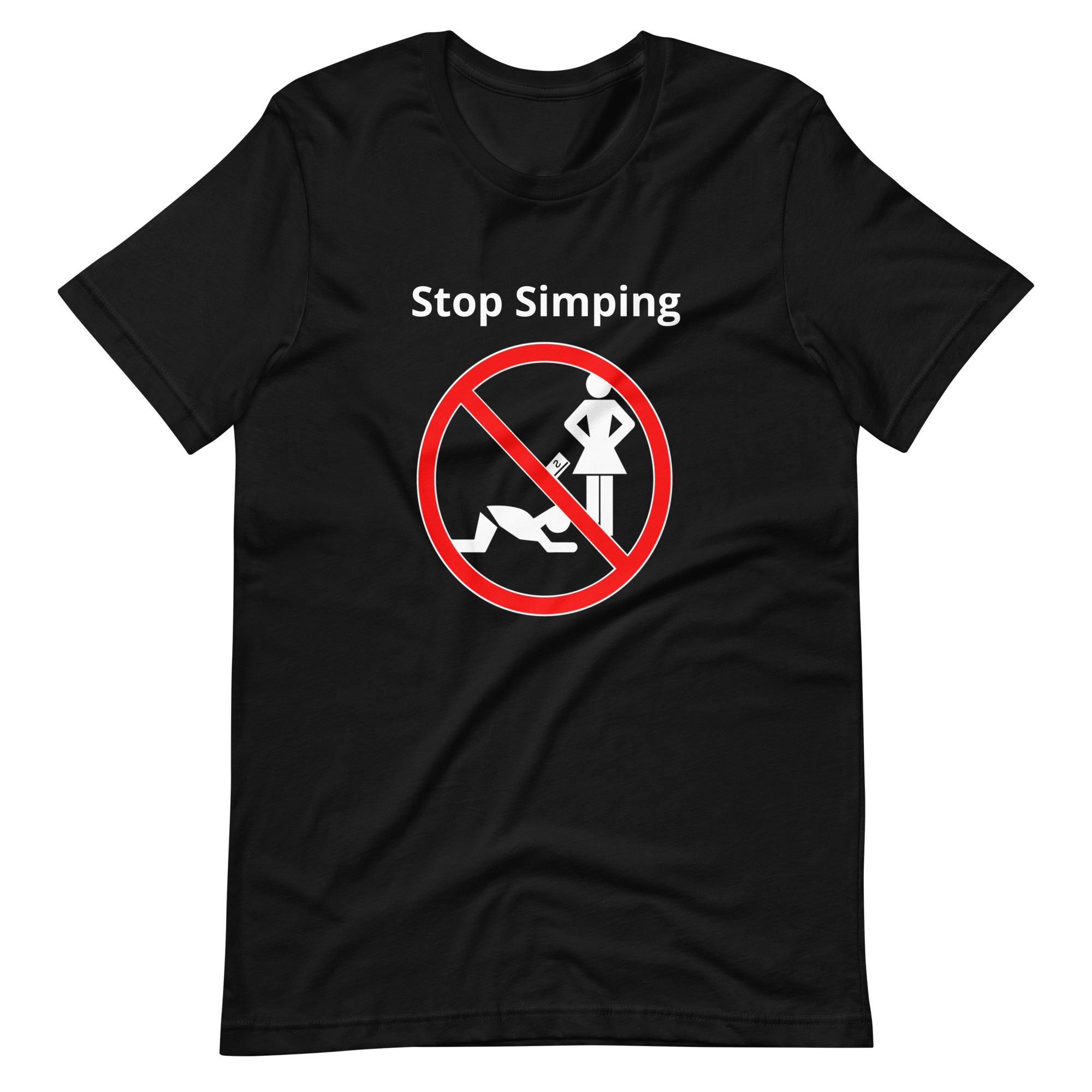 Stop Simping Now: 'Stop Simping' Bold Statement Tee